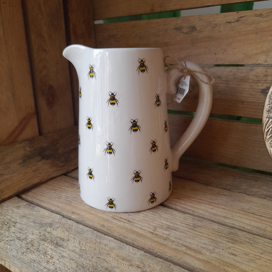 Flower & Bee patterned jug