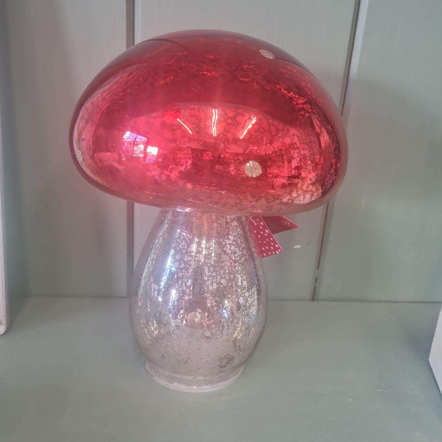 Glass light up mushrooms