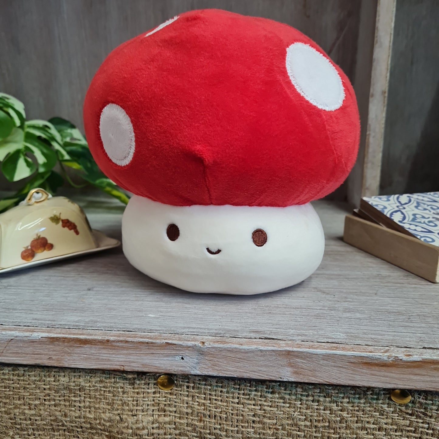 Squishy mushroom plush