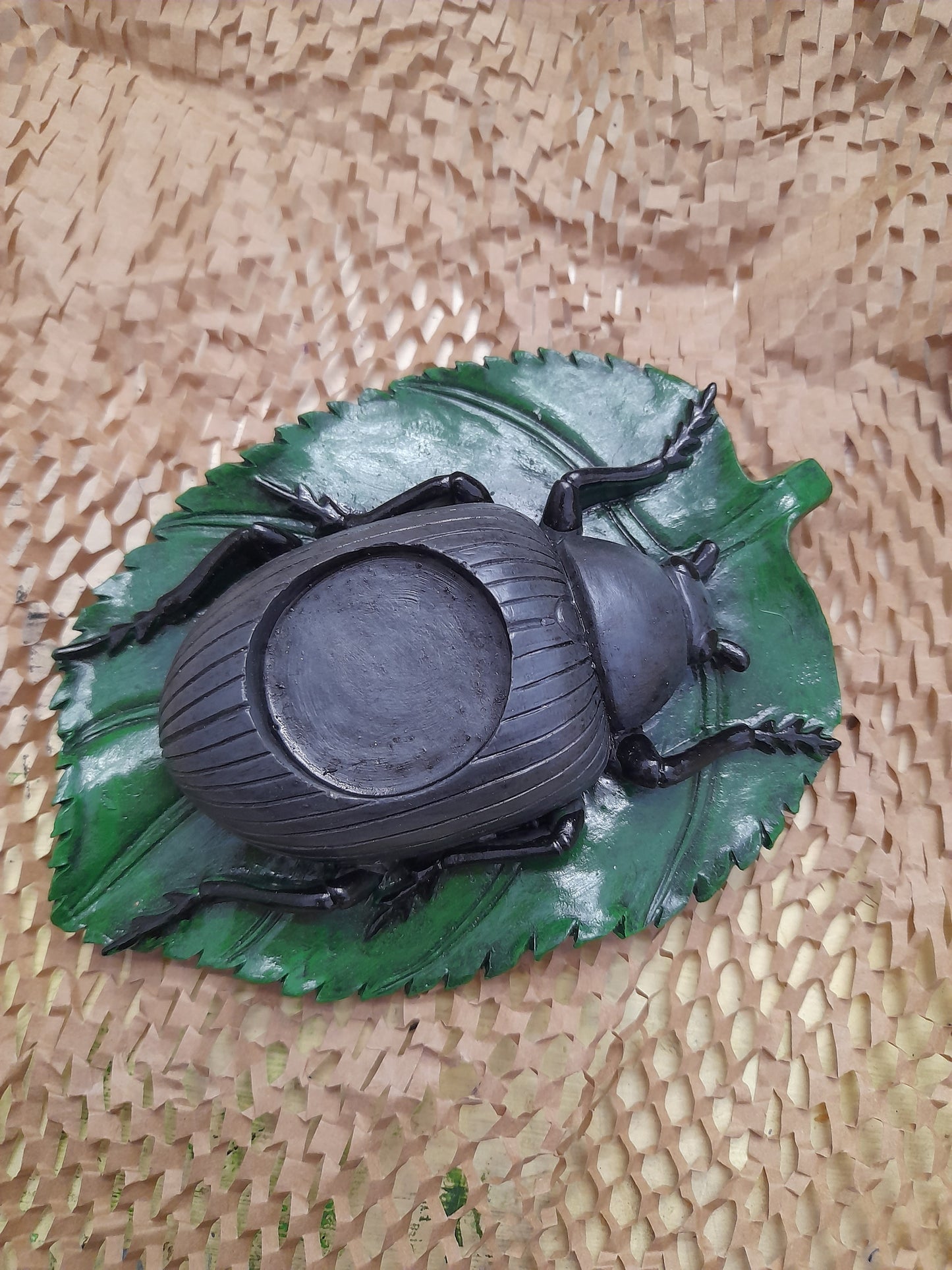 Beetle candle holder