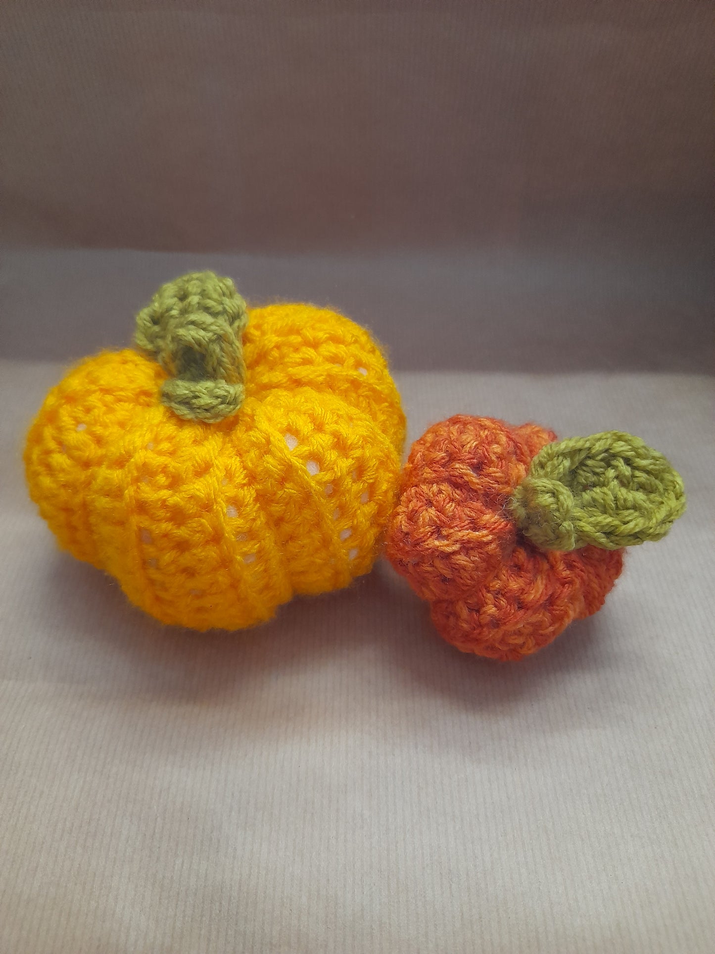 Crochet pumpkins