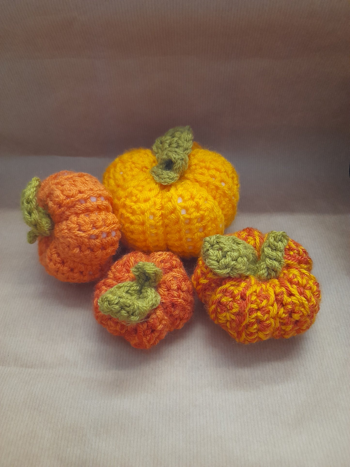 Crochet pumpkins