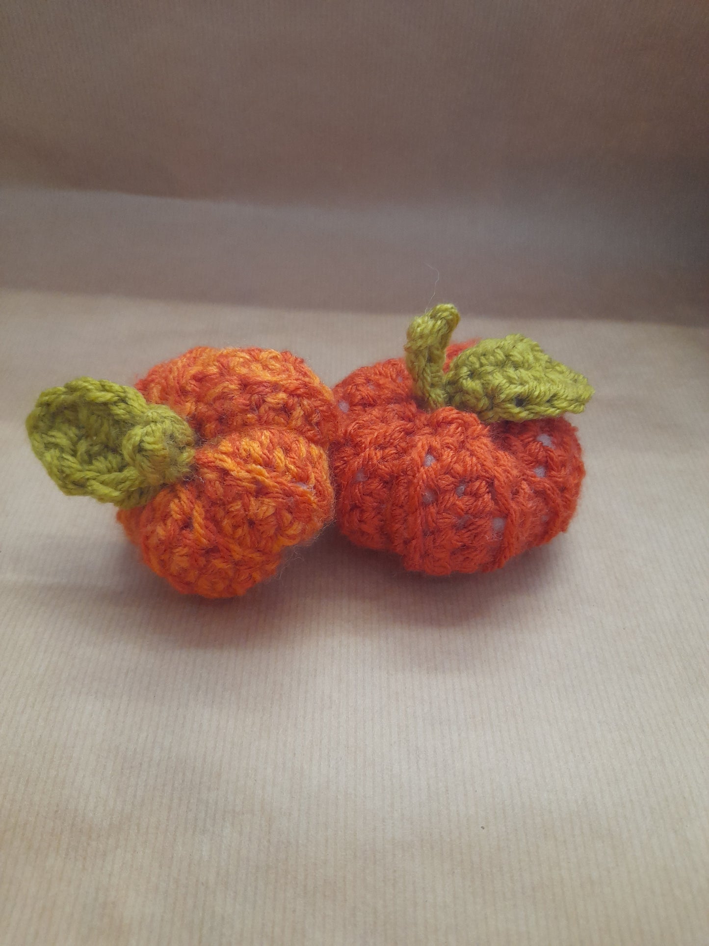 Crochet pumpkins