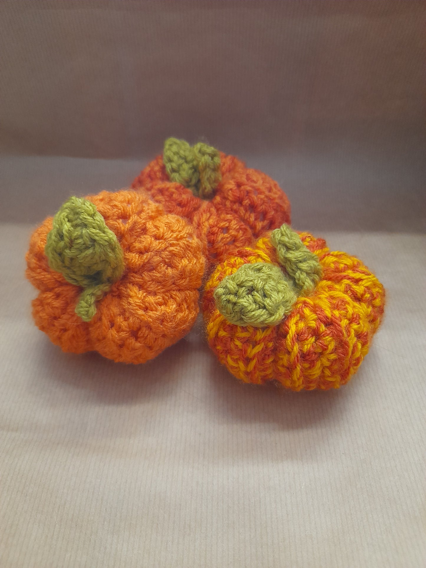 Crochet pumpkins